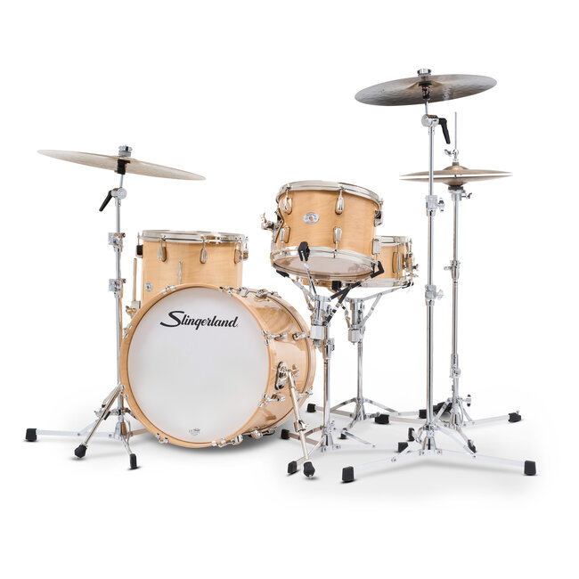 Slingerland - SDKTSKK18N04AZVTS - 4pc Studio King Kit, 12/14F/18K/5.5S, Ventura Sand Lacquer, Nickel Hardware