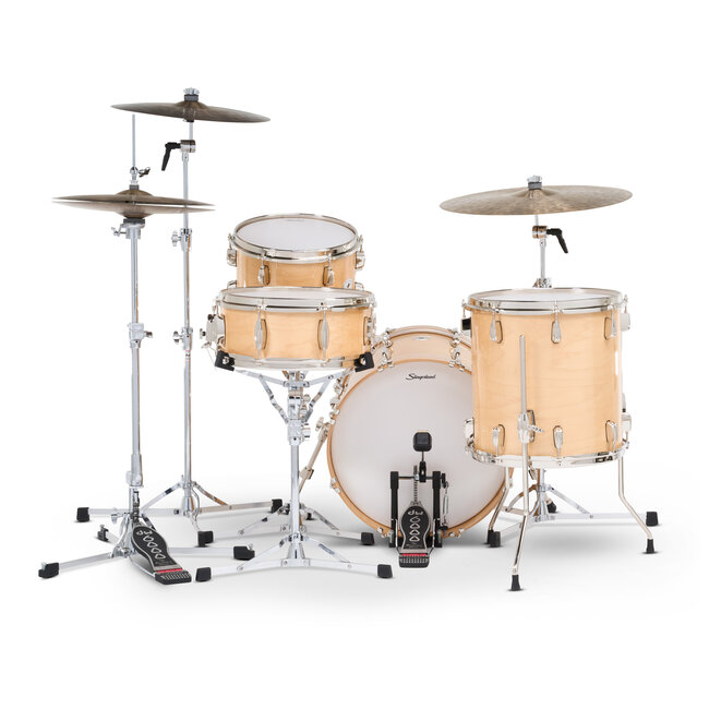 Slingerland - SDKTSKK18N04AZVTS - 4pc Studio King Kit, 12/14F/18K/5.5S, Ventura Sand Lacquer, Nickel Hardware