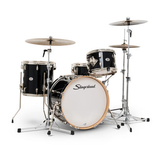 Slingerland Slingerland - SDKTSKK20N04DKDNB - 4pc Studio King Kit, 12/14F/20K/5.5S, Del Norte Black Lacquer, Nickel Hardware