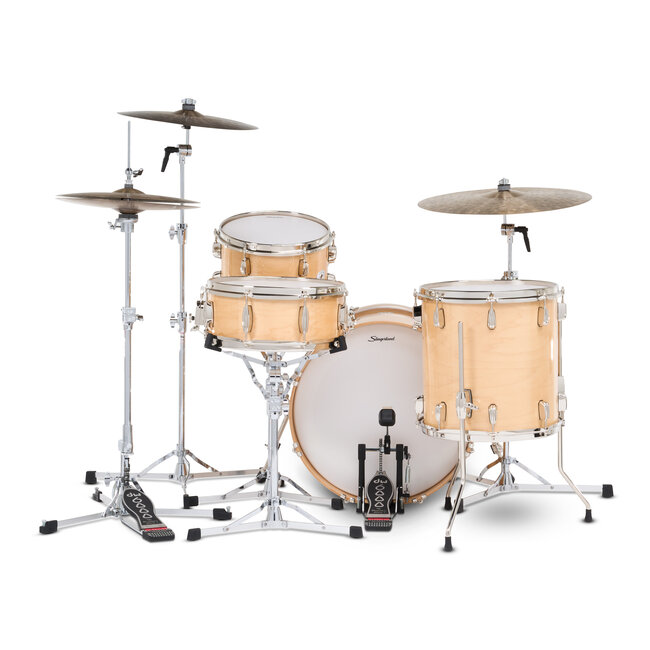 Slingerland - SDKTSKK20N04DKVTS - 4pc Studio King Kit, 12/14F/20K/5.5S, Ventura Sand Lacquer, Nickel Hardware
