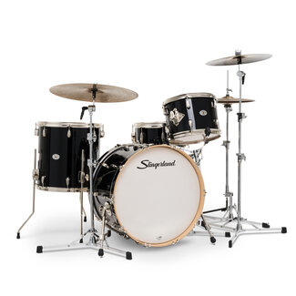 Slingerland Slingerland - SDKTSKK22N04DNDNB - 4pc Studio King Kit, 13/16F/22K/6.5S, Del Norte Black Lacquer, Nickel Hardware
