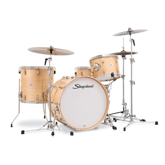 Slingerland - SDKTSKK22N04DNVTS - 4pc Studio King Kit, 13/16F/22K/6.5S, Ventura Sand Lacquer, Nickel Hardware