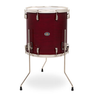 Slingerland Slingerland - SDSK1616TTKLKRCR - 16x16 Studio King Floor Tom, Royal Crimson Lacquer, Nickel Hardware