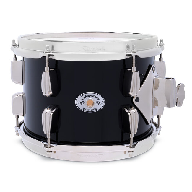 Slingerland - SDSK0710TTKSKDNB - 7x10 Studio King Rack Tom, Del Norte Black Lacquer, Nickel Hardware