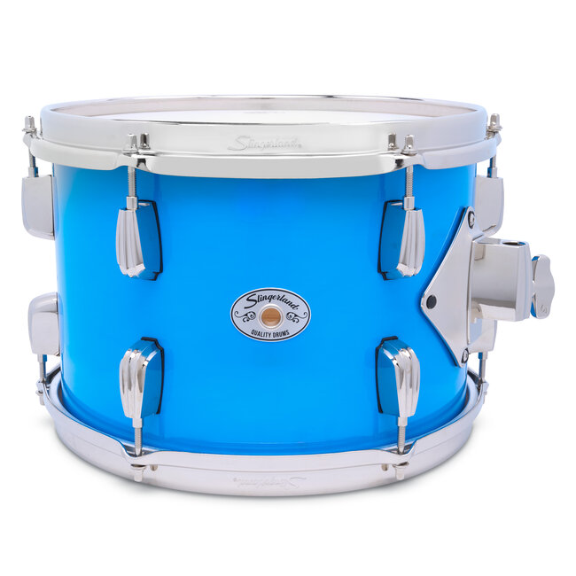Slingerland - SDSK0812TTKSKLBL - 8x12 Studio King Rack Tom, Lunar Blue Lacquer, Nickel Hardware