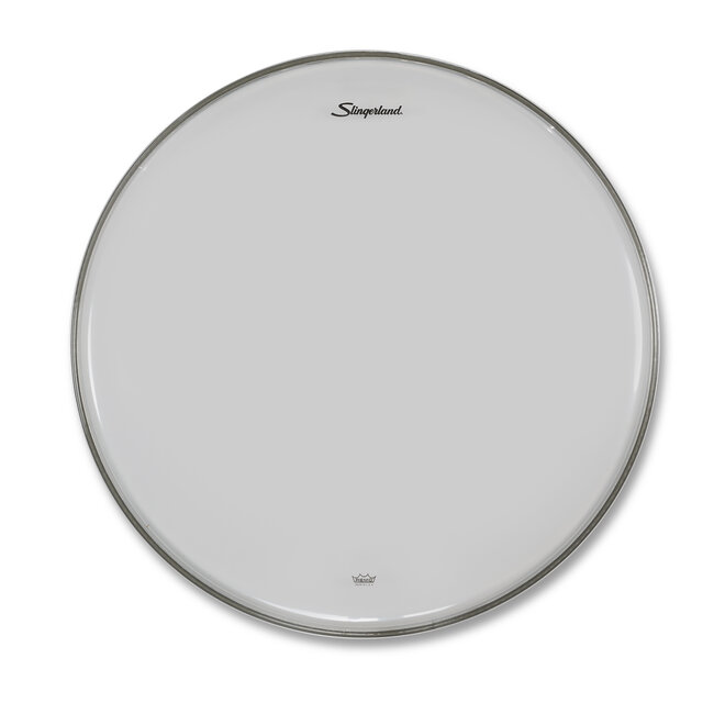 Slingerland - SLDHCLA16 - Tom Reso Head, Clear Ambassador, Logo, 16"