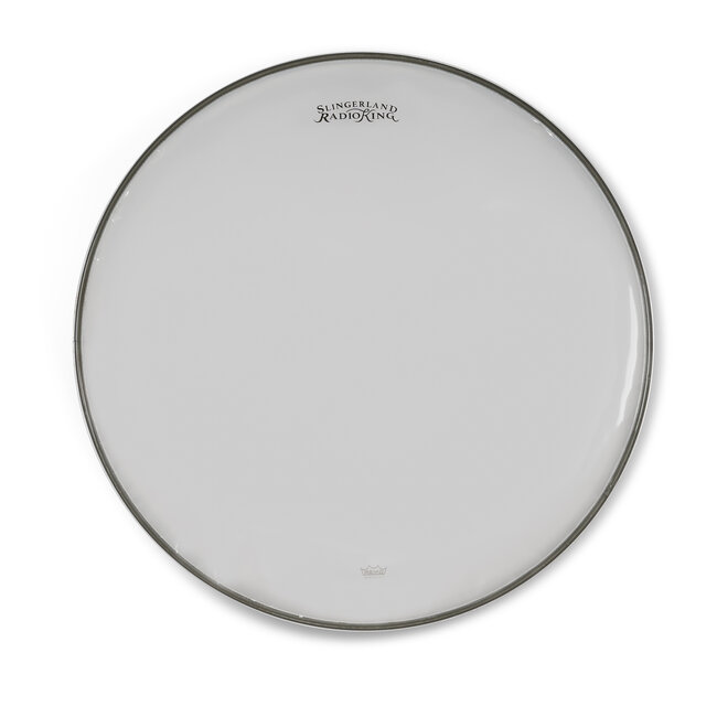 Slingerland - SLDHSS14 - Snare Side, Head, Hazy, Radio King Script Logo, 14"