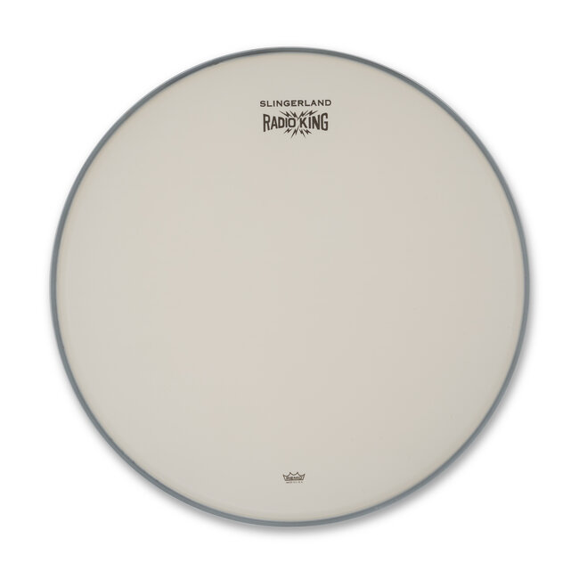 Slingerland - SLDHCW14TL - Snare Batter Head, Ambassador, Radio King Lightning Logo, 14"