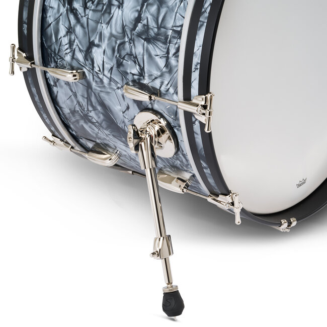 Slingerland - SLFP1420KKK069 - 14x20 Mahogany/Poplar Kick, Black Diamond Pearl Wrap, Nickel Hardware