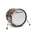 Slingerland - SLLS1418KKK372 - 14x18 Mahogany/Poplar Kick, Black & Gold Lacquer, Nickel Hardware