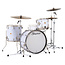 Slingerland - SLKTFPK22N03AH016 - 3pc Radio King Kit, 13/16F/22K, White Marine Wrap, Nickel Hardware