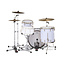 Slingerland - SLKTFPK22N03AH016 - 3pc Radio King Kit, 13/16F/22K, White Marine Wrap, Nickel Hardware