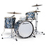 Slingerland - SLKTFPK22N03AH069 - 3pc Radio King Kit, 13/16F/22K, Black Diamond Wrap, Nickel Hardware
