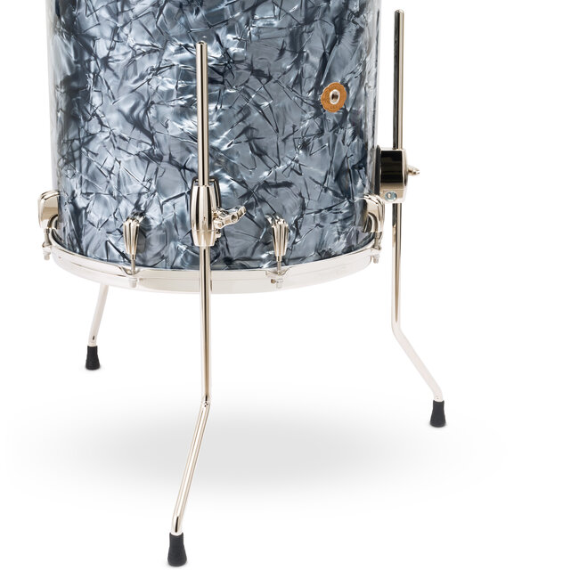 Slingerland - SLKTFPK24N03AI069 - 3pc Radio King Kit, 13/16F/24K, Black Diamond Wrap, Nickel Hardware