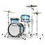 Slingerland - SLKTLSK18N03AR371 - 3pc Radio King Kit, 12/14F/18K, Blue & Silver Special Lacquer, Nickel Hardware