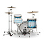 Slingerland - SLKTLSK18N03AR371 - 3pc Radio King Kit, 12/14F/18K, Blue & Silver Special Lacquer, Nickel Hardware