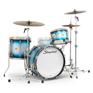 Slingerland Slingerland - SLKTLSK20N03BQ371 - 3pc Radio King Kit, 12/14F/20K, Blue & Silver Special Lacquer, Nickel Hardware