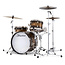 Slingerland - SLKTLSK20N03BQ372 - 3pc Radio King Kit, 12/14F/20K, Black & Gold Special Lacquer, Nickel Hardware