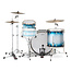 Slingerland - SLKTLSK24N03AI371 - 3pc Radio King Kit, 13/16F/24K, Blue & Silver Special Lacquer, Nickel Hardware