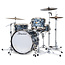 Slingerland - SLKTFPK22N04DN069 - 4pc Radio King Kit, 13/16F/22K/6.5S, Black Diamond Wrap, Nickel Hardware