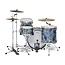 Slingerland - SLKTFPK22N04DN069 - 4pc Radio King Kit, 13/16F/22K/6.5S, Black Diamond Wrap, Nickel Hardware