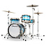 Slingerland - SLKTLSK18N04AZ371 - 4pc Radio King Kit, 12/14F/18K/5.5S, Blue & Silver Special Lacquer, Nickel Hardware