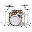 Slingerland - SLKTLSK22N04DL372 - 4pc Radio King Kit, 10/12/16F/22K, Black & Gold Special Lacquer, Nickel Hardware
