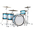 Slingerland - SLKTLSK24N04DO371 - 4pc Radio King Kit, 13/16F/18F/24K, Blue & Silver Special Lacquer, Nickel Hardware