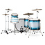 Slingerland - SLKTLSK24N04DO371 - 4pc Radio King Kit, 13/16F/18F/24K, Blue & Silver Special Lacquer, Nickel Hardware