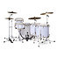 Slingerland - SLKTFPK24N05DP016 - 5pc Radio King Kit, 13/16F/18F/24K/6.5S, White Marine Wrap, Nickel Hardware