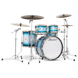 Slingerland Slingerland - SLKTLSK22N05DM371 - 5pc Radio King Kit, 10/12/16F/22K/6.5S, Blue & Silver Special Lacquer, Nickel Hardware