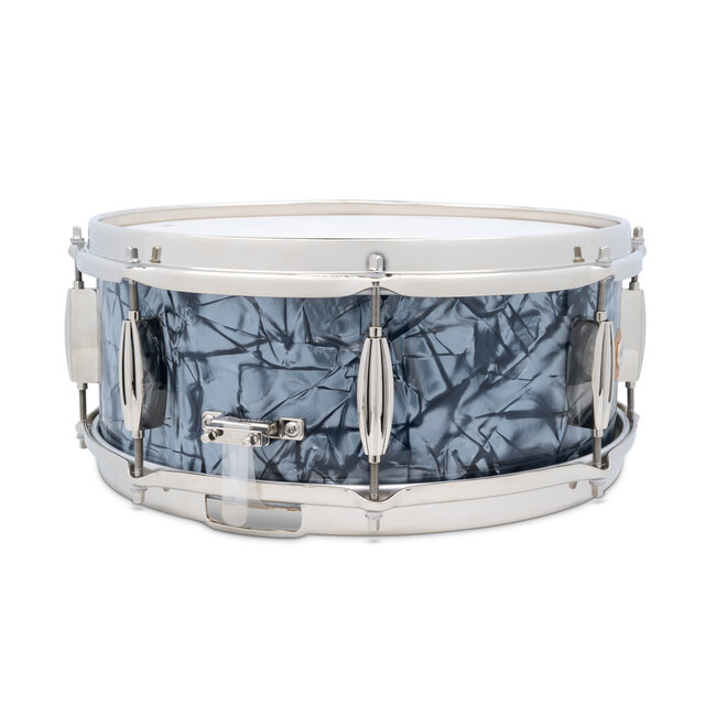 Slingerland - SLFP5514SSK069 - 5.5x14 Mahogany/Poplar Snare, Black Diamond Pearl Wrap, Nickel Hardware