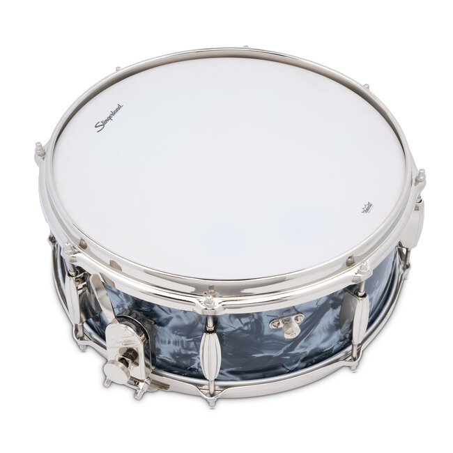 Slingerland - SLFP5514SSK069 - 5.5x14 Mahogany/Poplar Snare, Black Diamond Pearl Wrap, Nickel Hardware