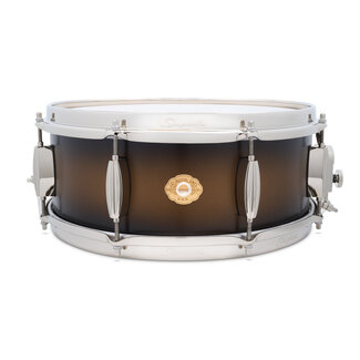 Slingerland Slingerland - SLLS5514SSK372 - 5.5x14 Mahogany/Poplar Snare, Black & Gold Lacquer, Nickel Hardware