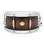 Slingerland - SLLS6514SSK372 - 6.5x14 Mahogany/Poplar Snare, Black & Gold Lacquer, Nickel Hardware