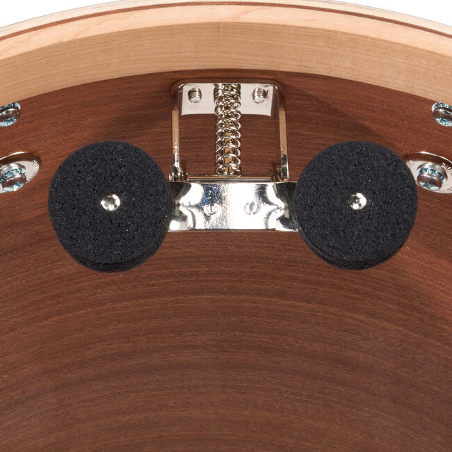 Slingerland - SLFP1414TTKLK016 - 14x14 Mahogany/Poplar Floor Tom, White Marine Pearl Wrap, Nickel Hardware