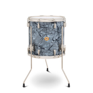 Slingerland Slingerland - SLFP1414TTKLK069 - 14x14 Mahogany/Poplar Floor Tom, Black Diamond Pearl Wrap, Nickel Hardware