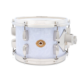 Slingerland Slingerland - SLFP0710TTKSK016 - 7x10 Mahogany/Poplar Rack Tom, White Marine Pearl Wrap, Nickel Hardware