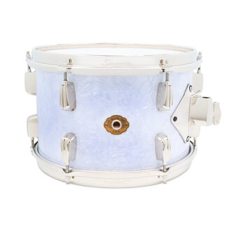 Slingerland Slingerland - SLFP0812TTKSK016 - 8x12 Mahogany/Poplar Rack Tom, White Marine Pearl Wrap, Nickel Hardware