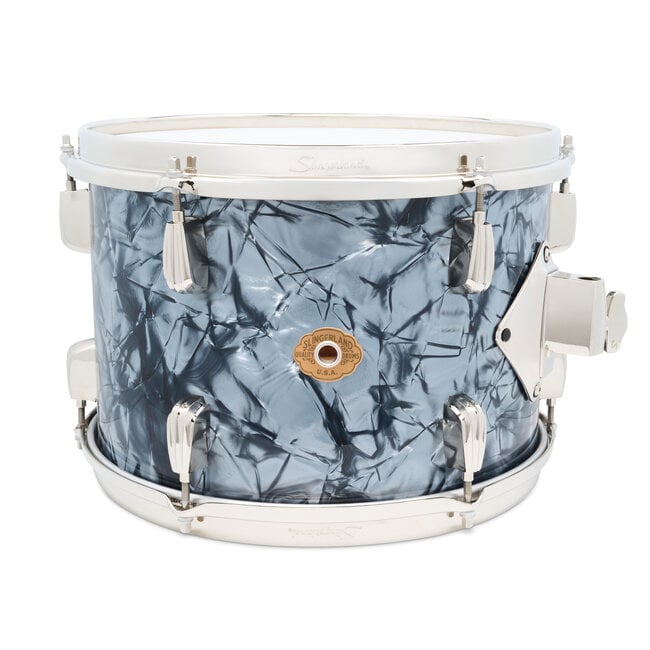 Slingerland - SLFP0913TTKSK069 - 9x13 Mahogany/Poplar Rack Tom, Black Diamond Pearl Wrap, Nickel Hardware