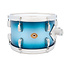 Slingerland - SLLS0812TTKSK371 - 8x12 Mahogany/Poplar Rack Tom, Silver & Blue Lacquer, Nickel Hardware