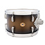 Slingerland - SLLS0812TTKSK372 - 8x12 Mahogany/Poplar Rack Tom, Black & Gold Lacquer, Nickel Hardware