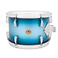 Slingerland - SLLS0913TTKSK371 - 9x13 Mahogany/Poplar Rack Tom, Silver & Blue Lacquer, Nickel Hardware