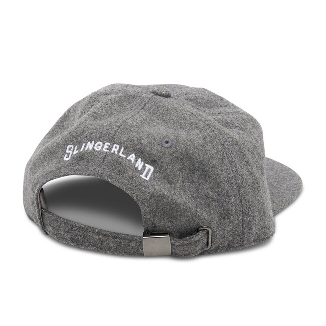 Slingerland - SL10WLTGRGRAY - Wool W/Tiger Patch Hat Grey