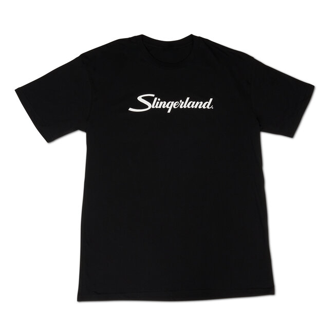 Slingerland - SL25SCRTBK-XXL - Script Black Tee XX-Large