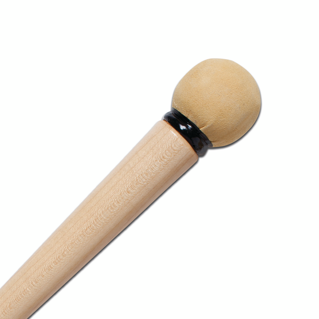 Vic Firth - TG21 - Tom Gauger Bass Drum Mallets -- Chamois/Wood