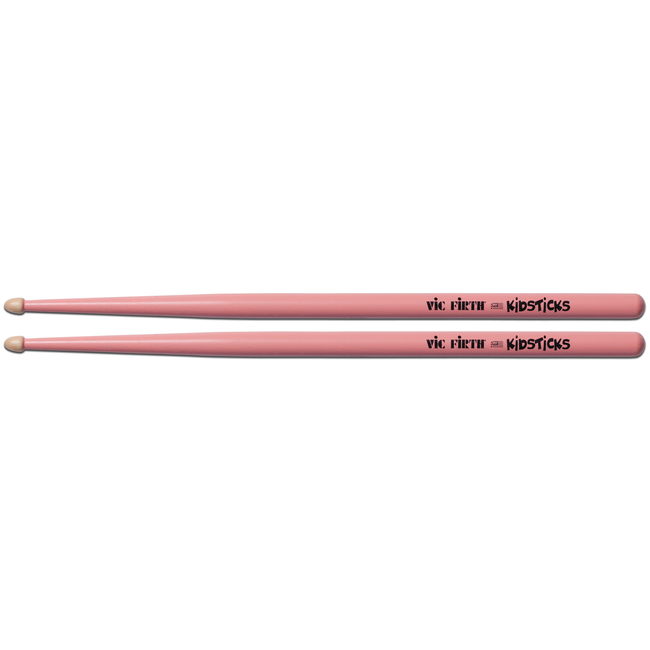Vic Firth - KIDSPINK - Kidsticks w/ PINK FINISH Drumsticks