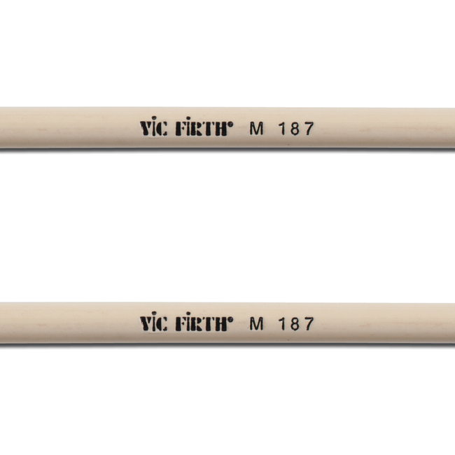 Vic Firth - M187 - Corpsmaster Keyboard -- Medium hard -- weighted rubber core