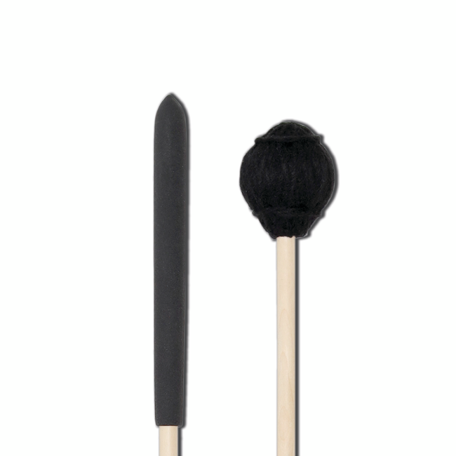 Mike Balter SC2 Black Yarn 11/32" without grip Medium Soft Suspended Cymbal Mallets - BSC2