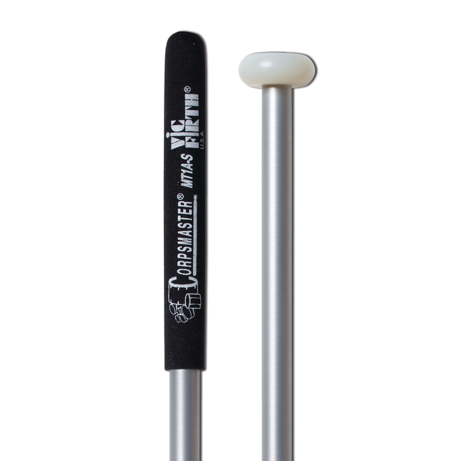 Vic Firth - MT1A-S - Corpsmaster Multi-Tenor mallet -- x-hard, x-heavy gauge shaft